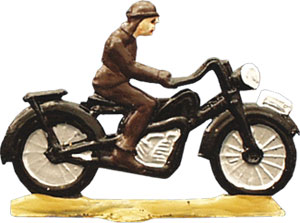 Motorrad, blank 