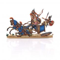 Assyrischer Streitwagen zusammenbrechend 