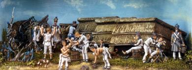 French napoleonic camp life. 
