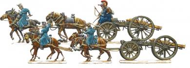 French Artillery on the march 
