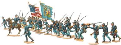 Unions-Infanterie, vorgehend 