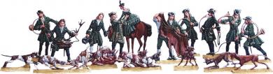 End of a hunt, at the time of Augustus the Strong 