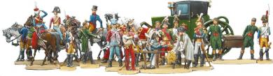 Napoleon Bonaparte and his staff 
