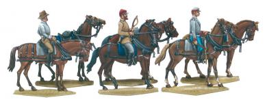 Artillerie bei Gettysburg, Serie 3, Südstaaten/Nordstaaten 