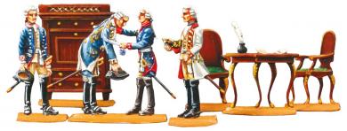 Ordensverleihung durch König Friedrich II 