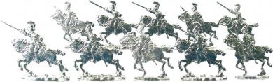 French mounted Carabiniers, galopping 