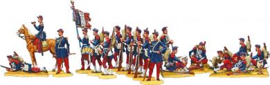 Garde-Infanterie im Lager 
