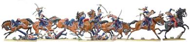 Polnische Lanciers im Gefecht 