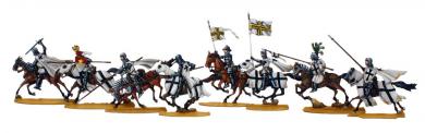 Ritter zu Pferd im Angriff (Ordensritter) 