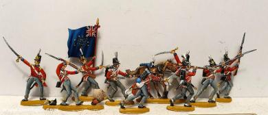 Britische Infanterie - Kavallerie abwehrend 