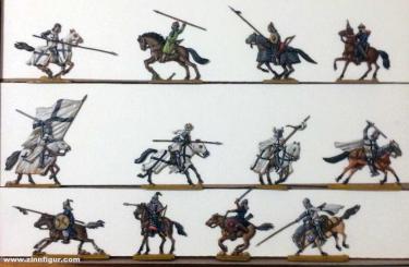 Crusaders in battle with Mongols and Tartars 
