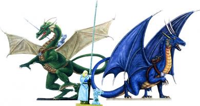 Dragons with Riders 