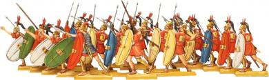 Römische Infanterie, Hastaten im Angriff (Punische Kriege) 