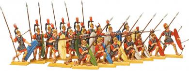 Römische Infanterie, Triarier in Verteidigung 