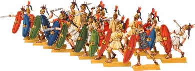 Römische Infanterie, Hastaten im Nahkampf (Punische Kriege) 
