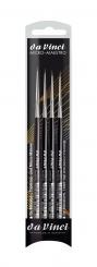 Micro-Maestro, Siberian Kolinsky red sable hair, set wit one of each size -20, -15, -10, -5 