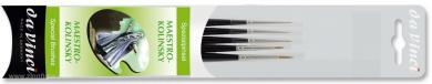 MAESTRO water colour brush, Set with 5 brushes (Size 10/0 to 2) 