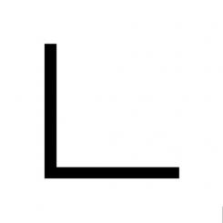 Messing L-Profil 2 mm x 2 mm 
