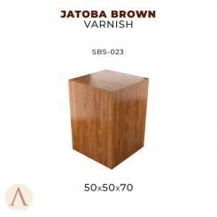 Holzsockel Jatoba "Braun" 50 x 50 x 70 