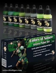"Colors of Nature" Green Paint Set 