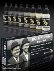 Black and White Paint Set 