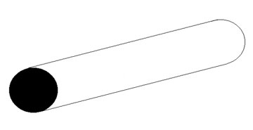 Rundstab, 0,75 mm Durchmesser 