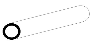 Rundröhre, 12,7 mm Durchmesser 
