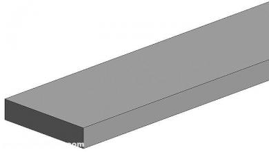 Square profiles, 600 x 4.8 x 9.5 mm, 3 pieces 