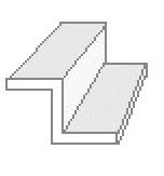 Profilés en Z 1,5 x 0,7 mm 