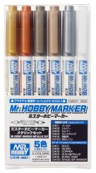 Mr Hobby Marker Metallic Set 