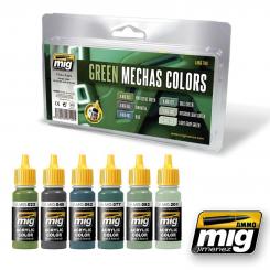Green Mechas Colors 