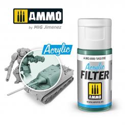 Filtre acrylique -Turquoise- 