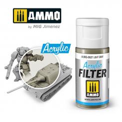 Filtre acrylique -gris clair- 
