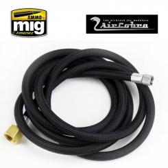 6 Foot Braided Air Hose 1/8 Inch x 1/4 Inch 