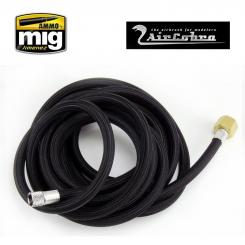 6 Foot Braided Air Hose 1/8 Inch x 1/4 Inch 