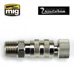 Aircobra Airbrush Quick Disconnect Air Coupler Threaded for Hose 