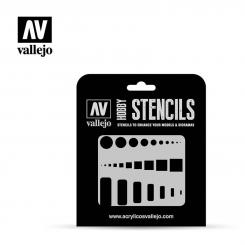 Vallejo Stencils - Access Trap Doors 