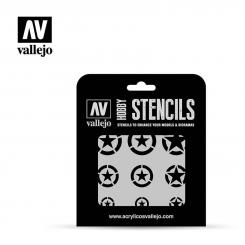 Vallejo Stencils - USAAC Markings 