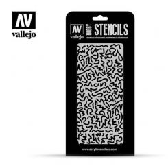 Vallejo Stencils - Luftwaffe WWII Shingles Camo 