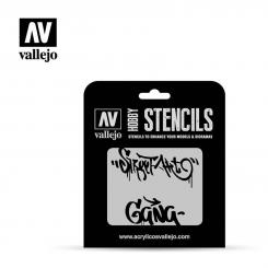 Vallejo Stencils - Street Art Nº2 