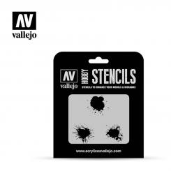 Vallejo Stencils - Paint Stains 
