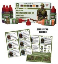 Waffen SS Camo Paint Set (spring colors) 