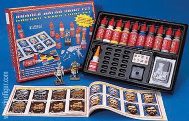 Kit de peinture 1 avec figurine de chevalier (kit de démarrage) 