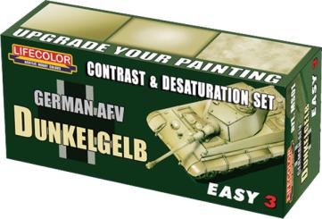 Easy 3 German AFV Dunkelgelb - Contrast and Desaturation Set 
