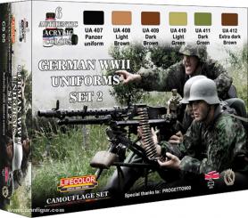 Lifecolor Set: German Uniforms WWII Set 2 