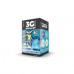 Wargame color set blue plasma and glowing effects 