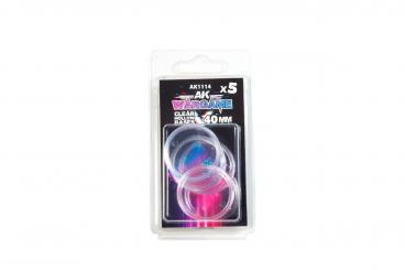 Kunststoffsockel rund und transparent 40 mm 