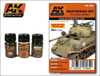 Weathering Set for Green Vehicles 