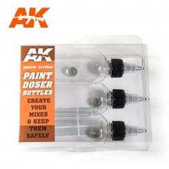 Paint doser Bottles 100 ml. 