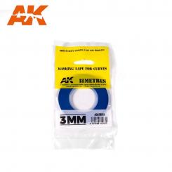Ruban de masquage 3 mm pour les arrondis 